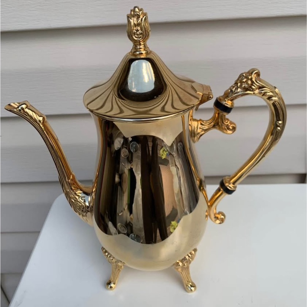 Elegant Gold Teapot